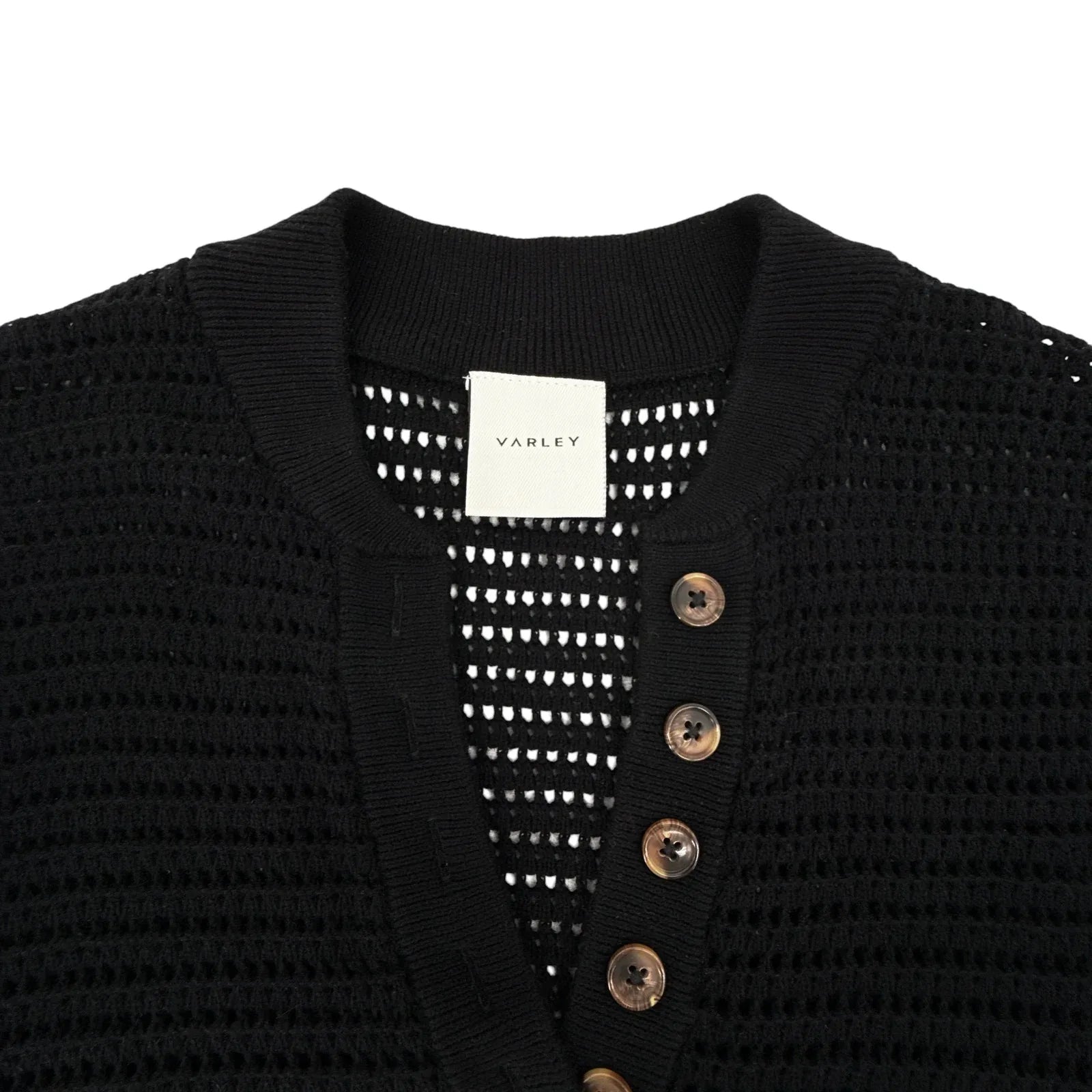 VARLEY Callie Knit Top in Black XS - flyKAMP