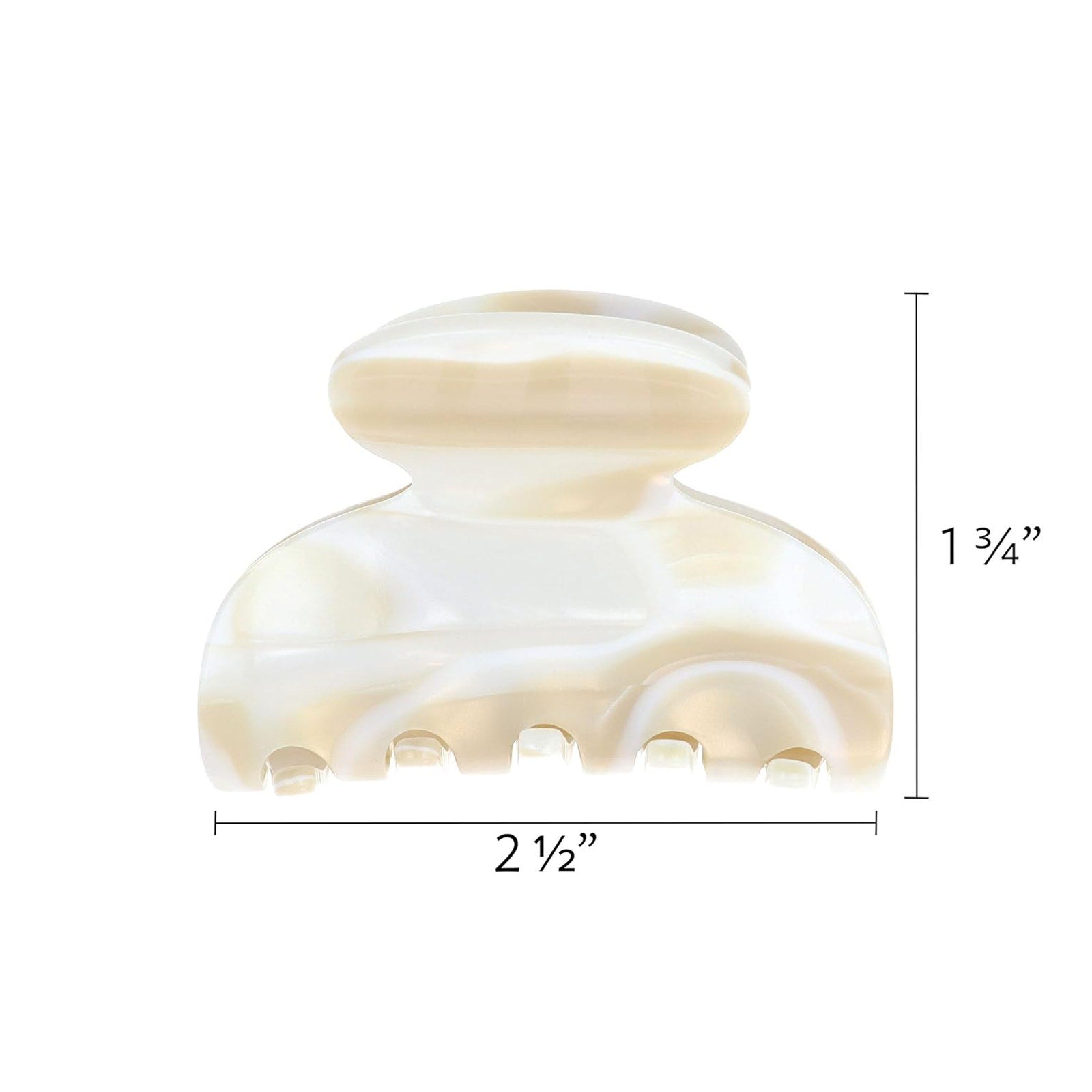 FRANCE LUXE Couture Claw Clip French Classic Small in Alba France Luxe
