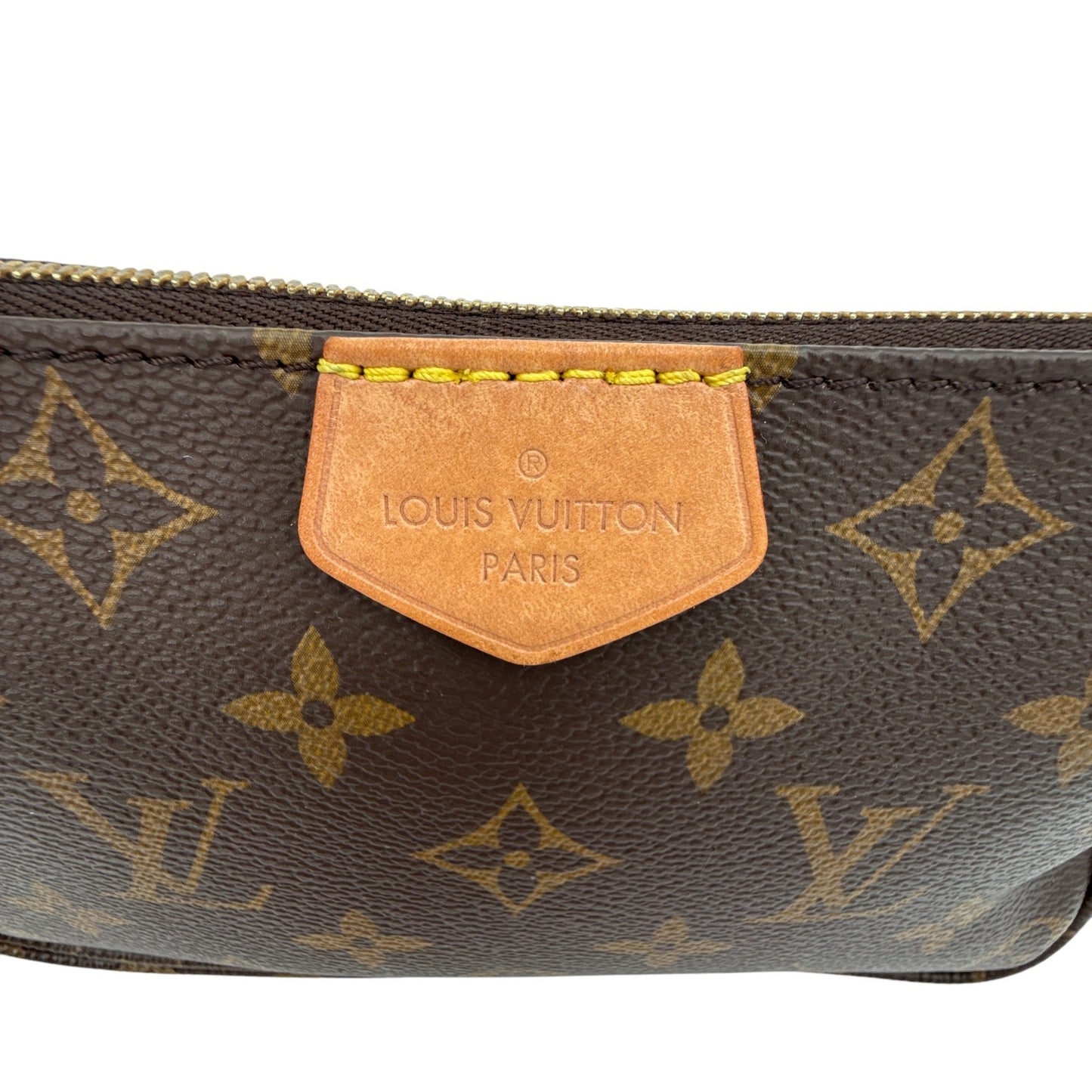 LOUIS VUITTON Multi Pochette Accessoires Small Pouch with Chain Strap Only
