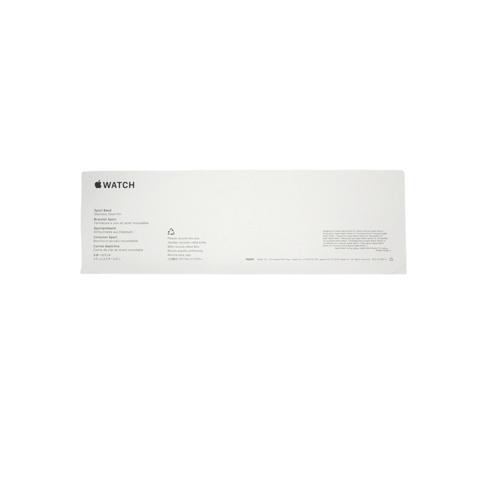 APPLE Apple Watch Band Sport Band (46mm) in Light Blush Apple