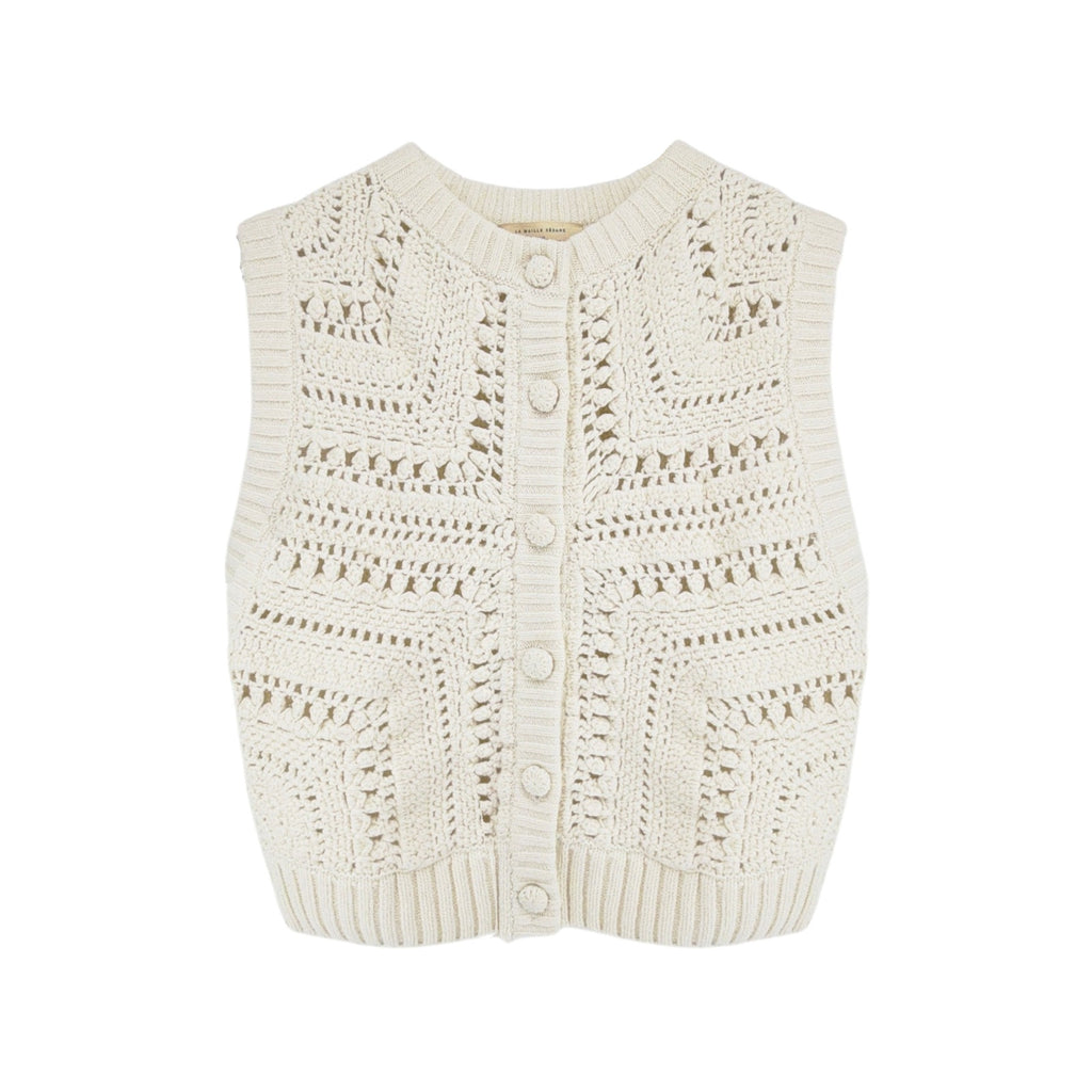 SEZANE Orso Cardigan in Ecru Sézane