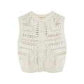 SEZANE Orso Cardigan in Ecru Sézane