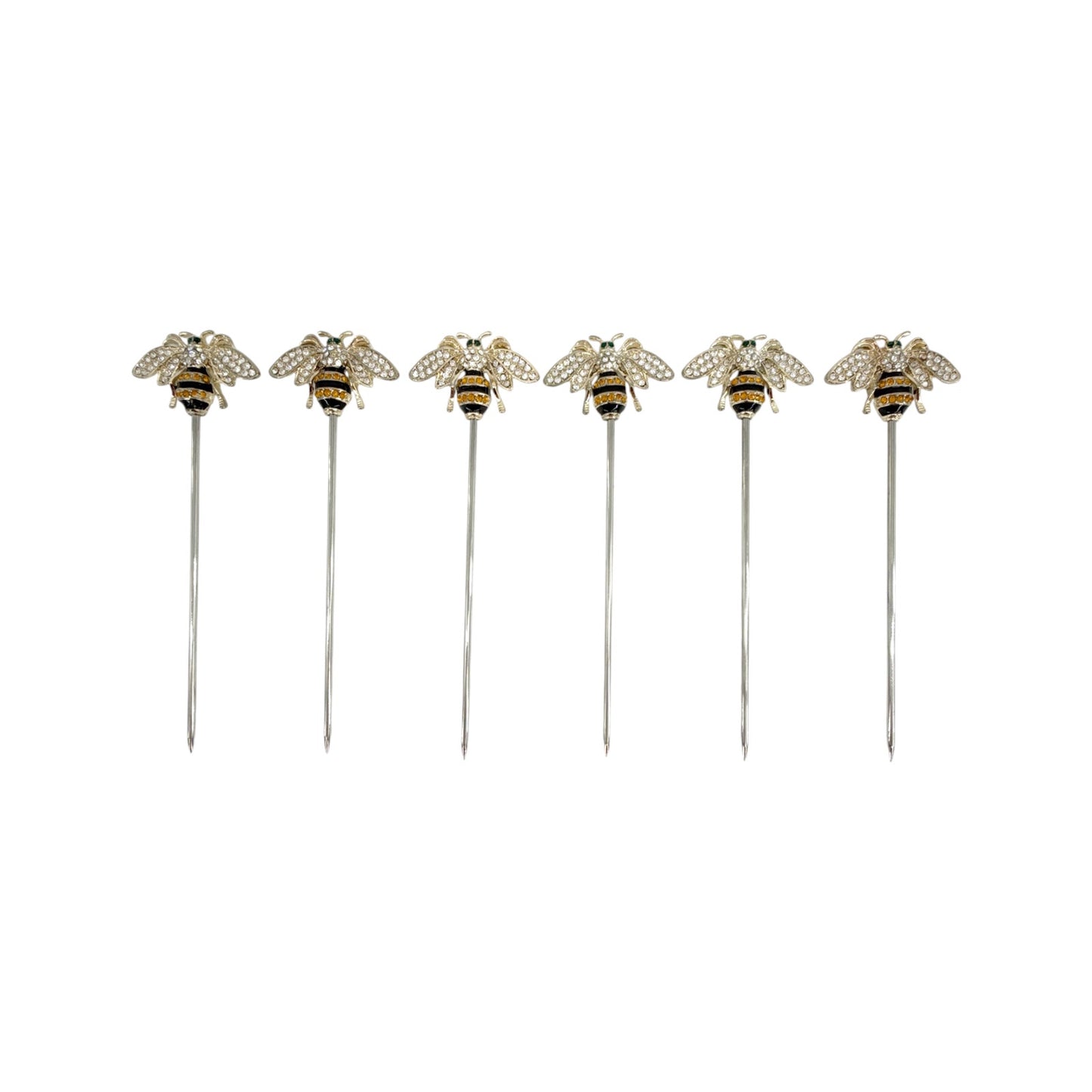 JOANNA BUCHANAN Bee Cocktail Picks Set of 6