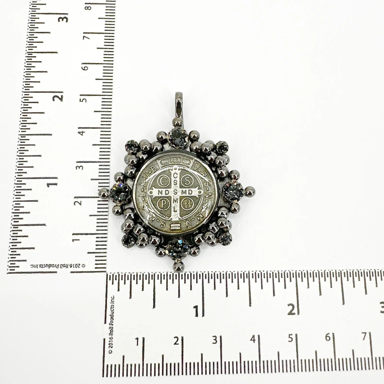 VIRGINS SAINTS & ANGELS VSA Cloister San Benito Medallion Gunmetal - flyKAMP