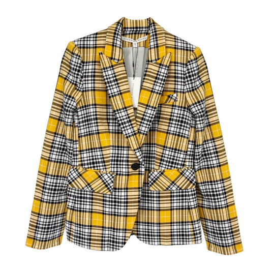 VERONICA BEARD Cutaway Dickey Jacket in Yellow 2