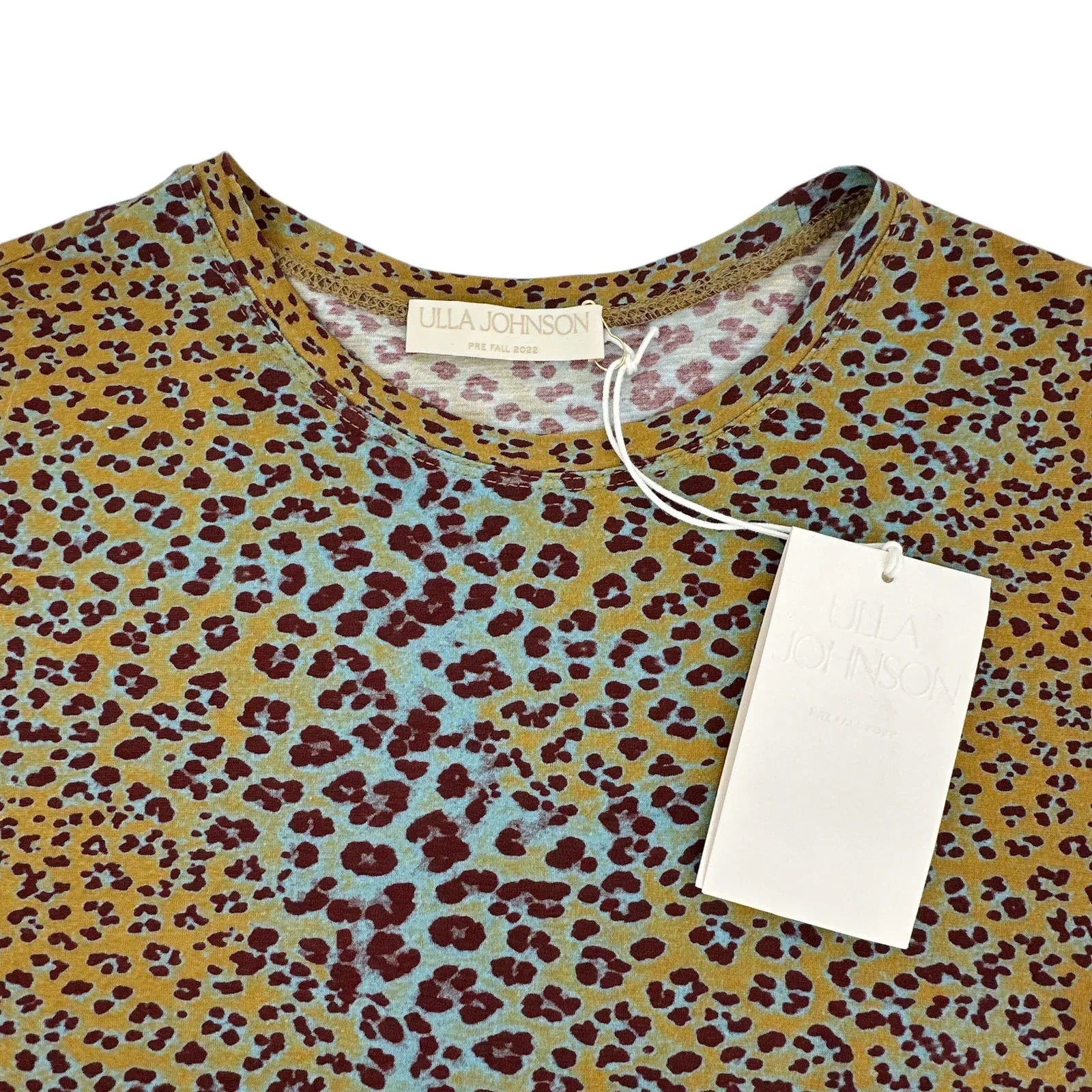 ULLA JOHNSON Estelle Leopard T-Shirt S - flyKAMP