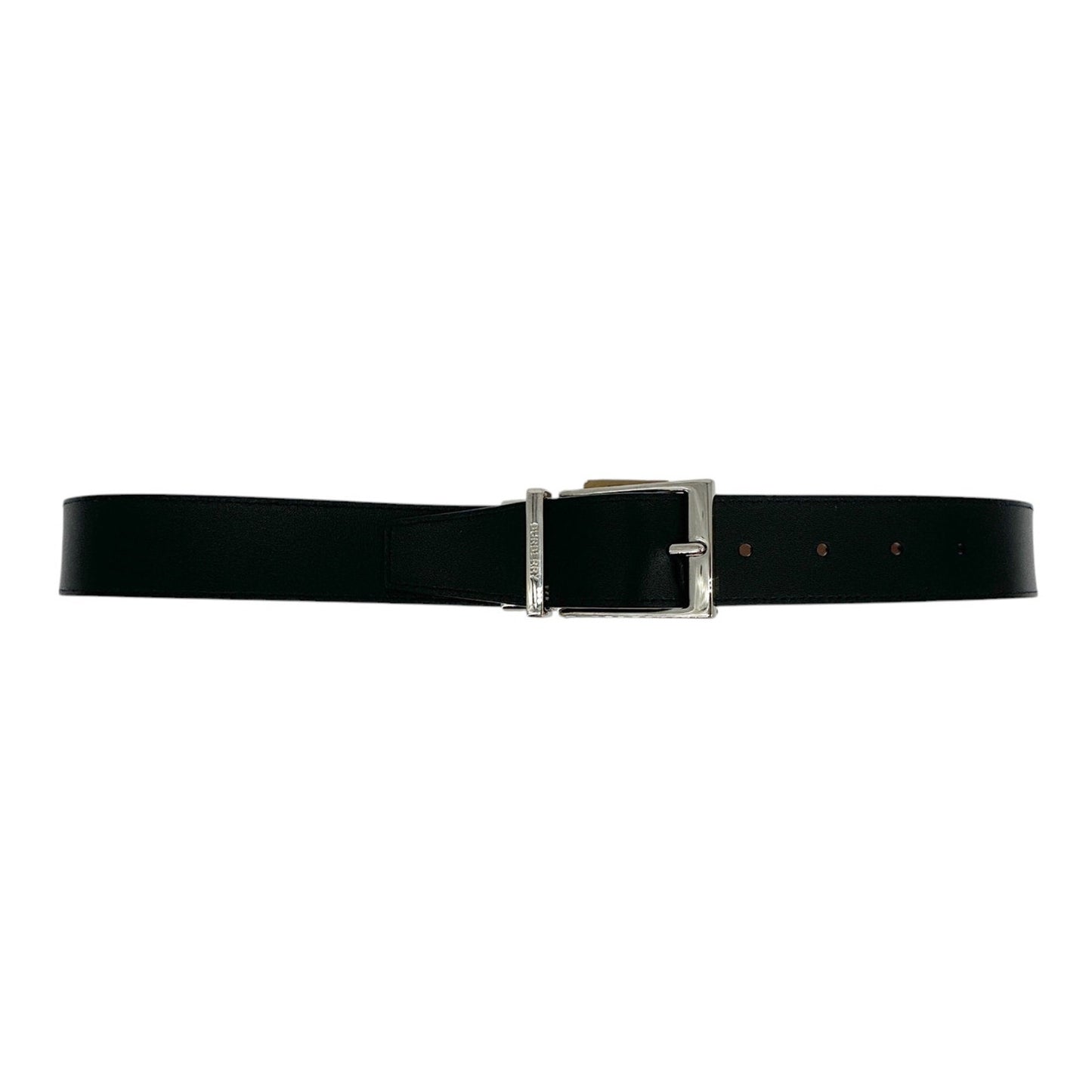 BURBERRY Louis 35mm Reversible Buckle Giant Check E-Canvas Belt 85|34