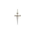 VIRGINS SAINTS & ANGELS VSA Dagger Cross Charm in Silver - flyKAMP