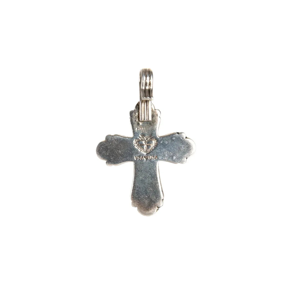 VIRGINS SAINTS & ANGELS VSA Maria Cross Medallion in Silver - flyKAMP
