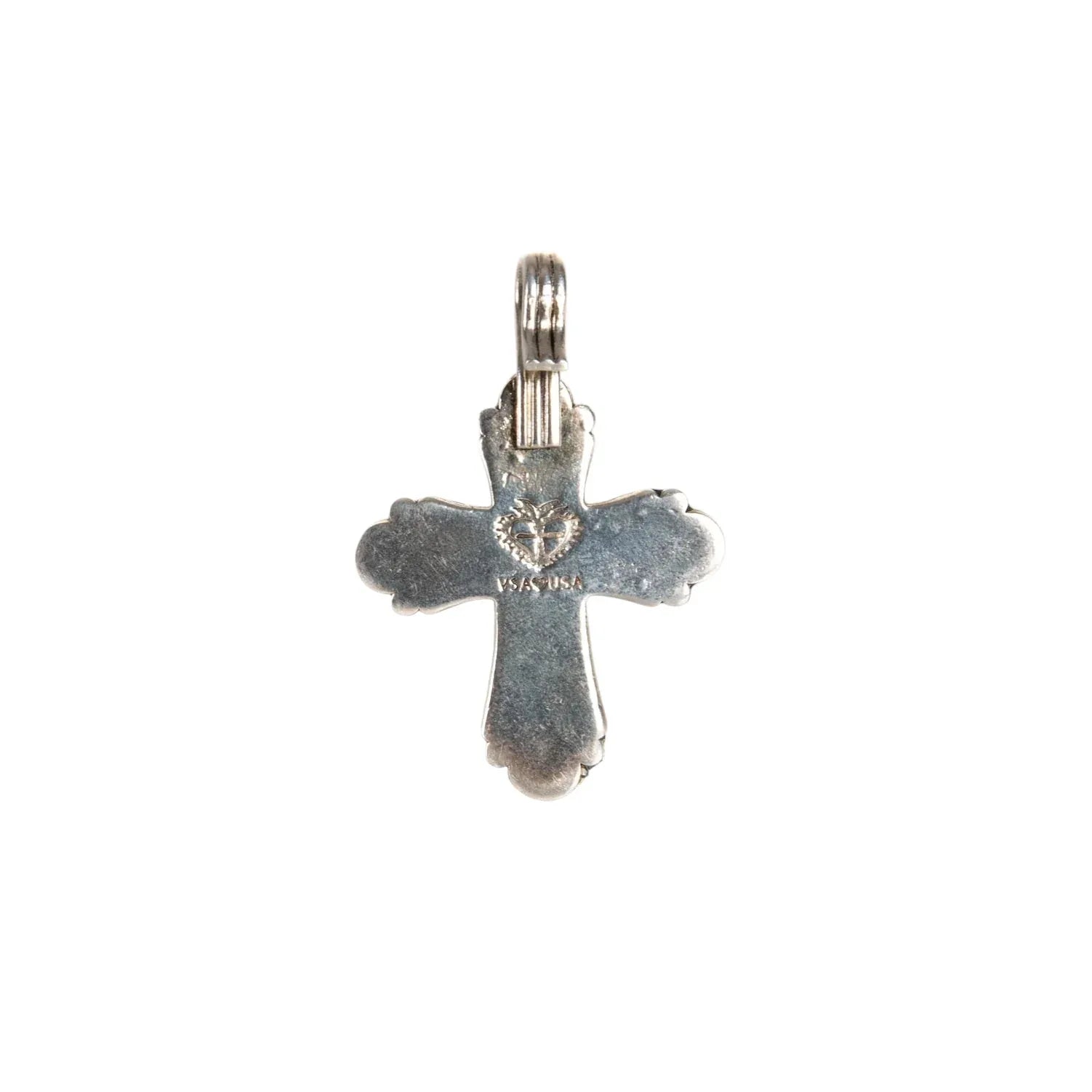 VIRGINS SAINTS & ANGELS VSA Maria Cross Medallion in Silver - flyKAMP