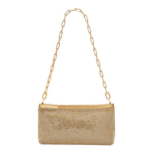 CULT GAIA Felice Clutch Bag in Sand Dollar