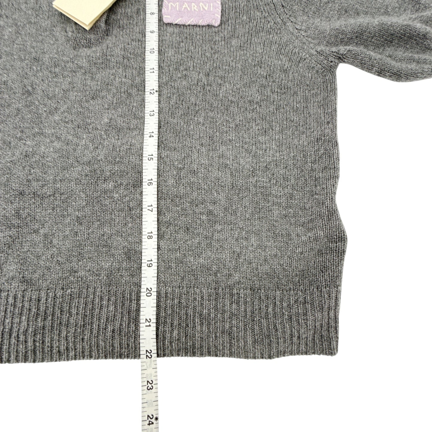 MARNI Cashmere Polo Jumper with Marni Patch IT46|US10