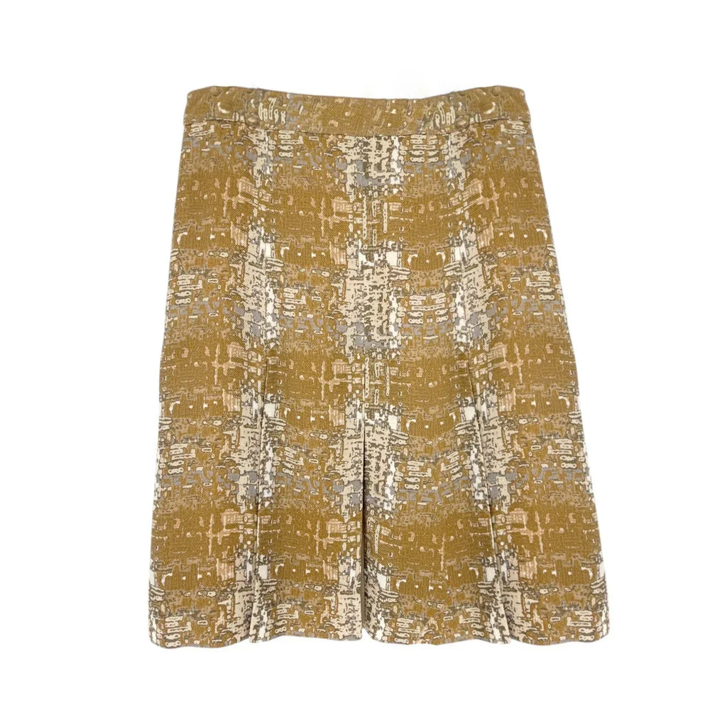 TORY BURCH Hull Skirt Brown Blackwatch 2|XS - flyKAMP