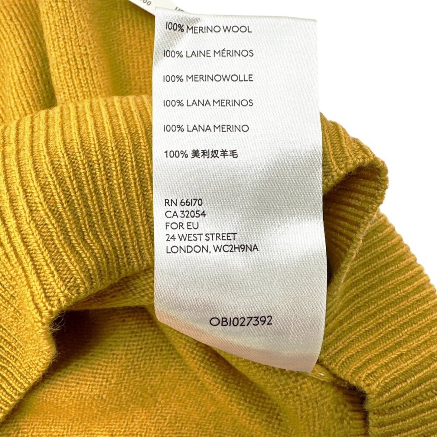 ANTHROPOLOGIE Araminta Pullover Sweater in Mustard Yellow XS