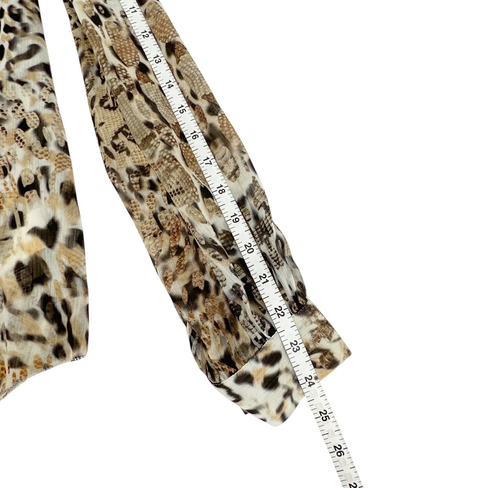 L'AGENCE Nadine Printed Ruffle Blouse In Sundari Lynx S - flyKAMP