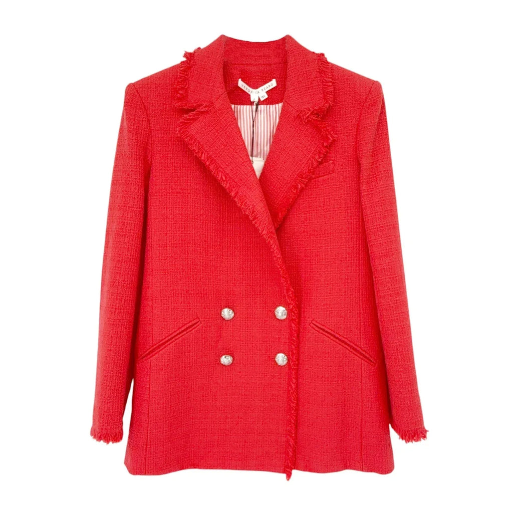 VERONICA BEARD Nayeli Dickey Jacket in Watermelon 8|M - flyKAMP