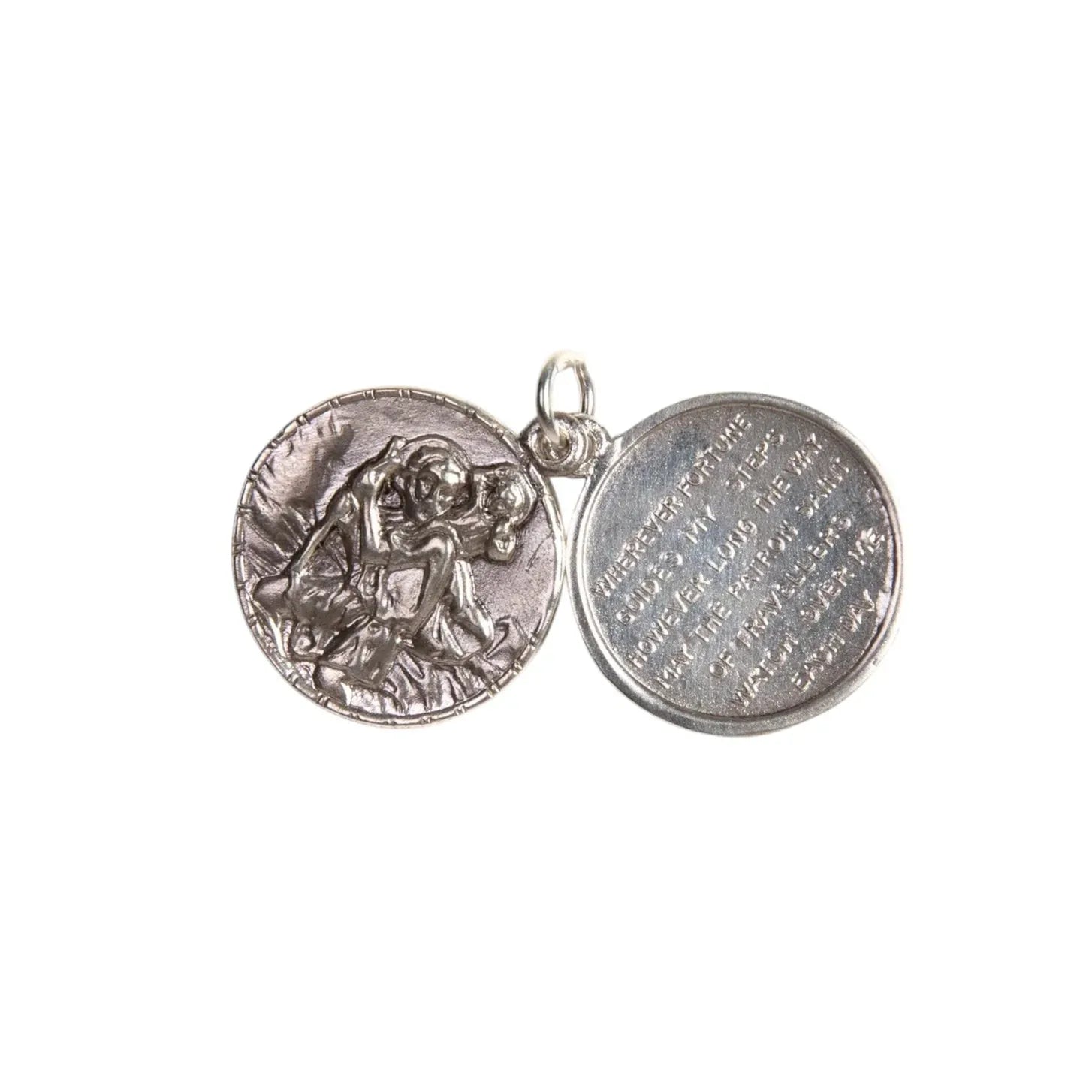 VIRGINS SAINTS & ANGELS VSA Saint Christopher Locket in Silver - flyKAMP