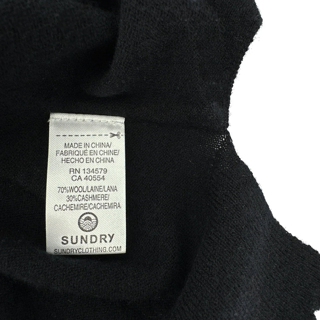 SUNDRY Loved Cashmere Blend Crew Neck Sweater XS - flyKAMP