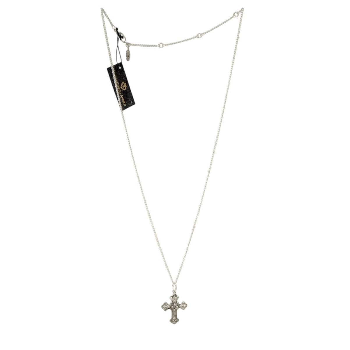 VIRGINS SAINTS & ANGELS VSA Basilica Cross Charm Necklace in Silver