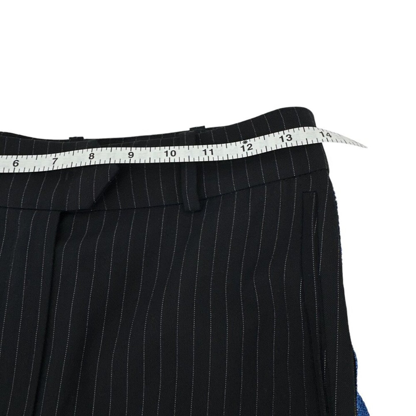 MIRA MIKATI Glitter Pinstripe Wide Leg Trousers 2