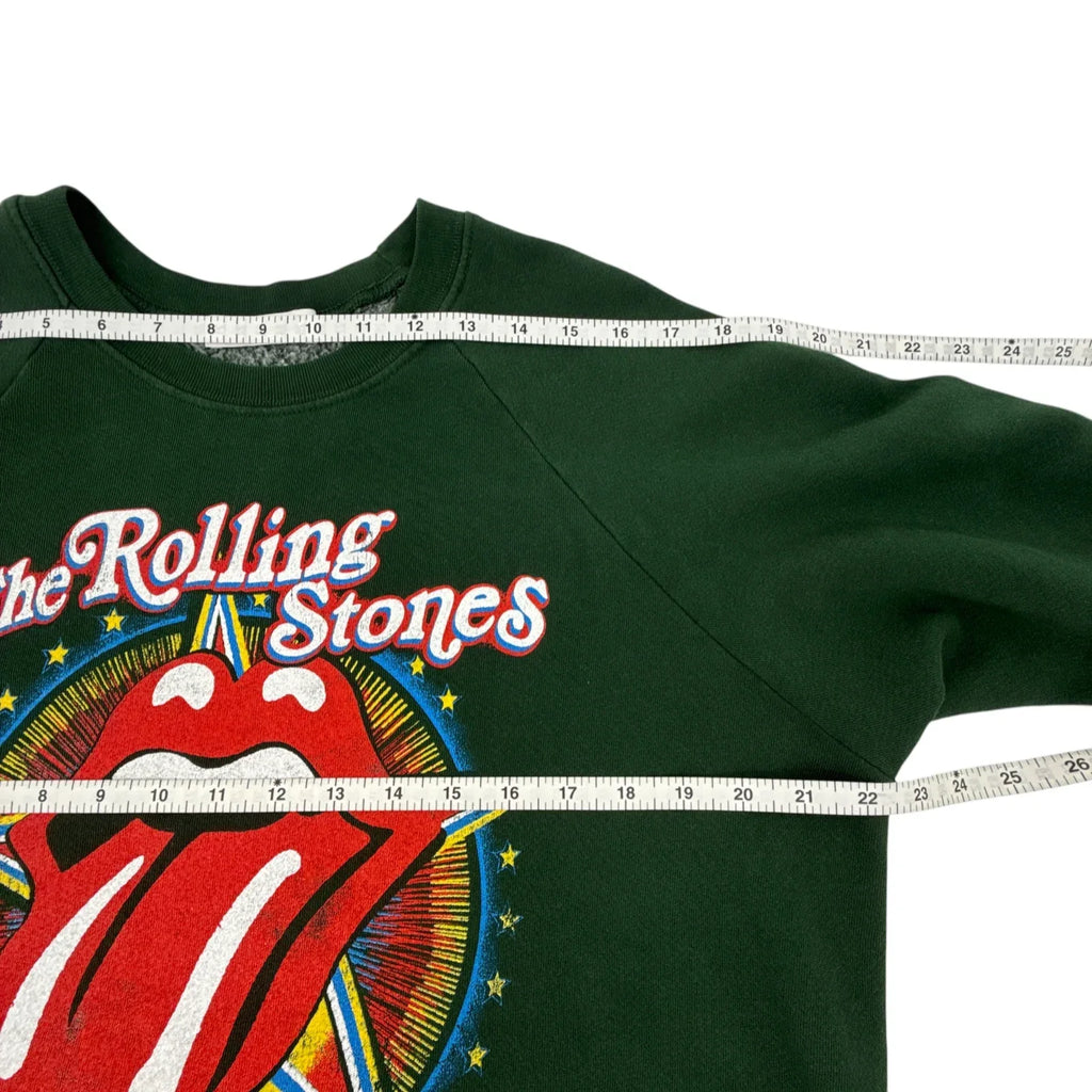 DAYDREAMER Rolling Stones 1981 US Tour Vintage Sweatshirt in Vintage Green S - flyKAMP