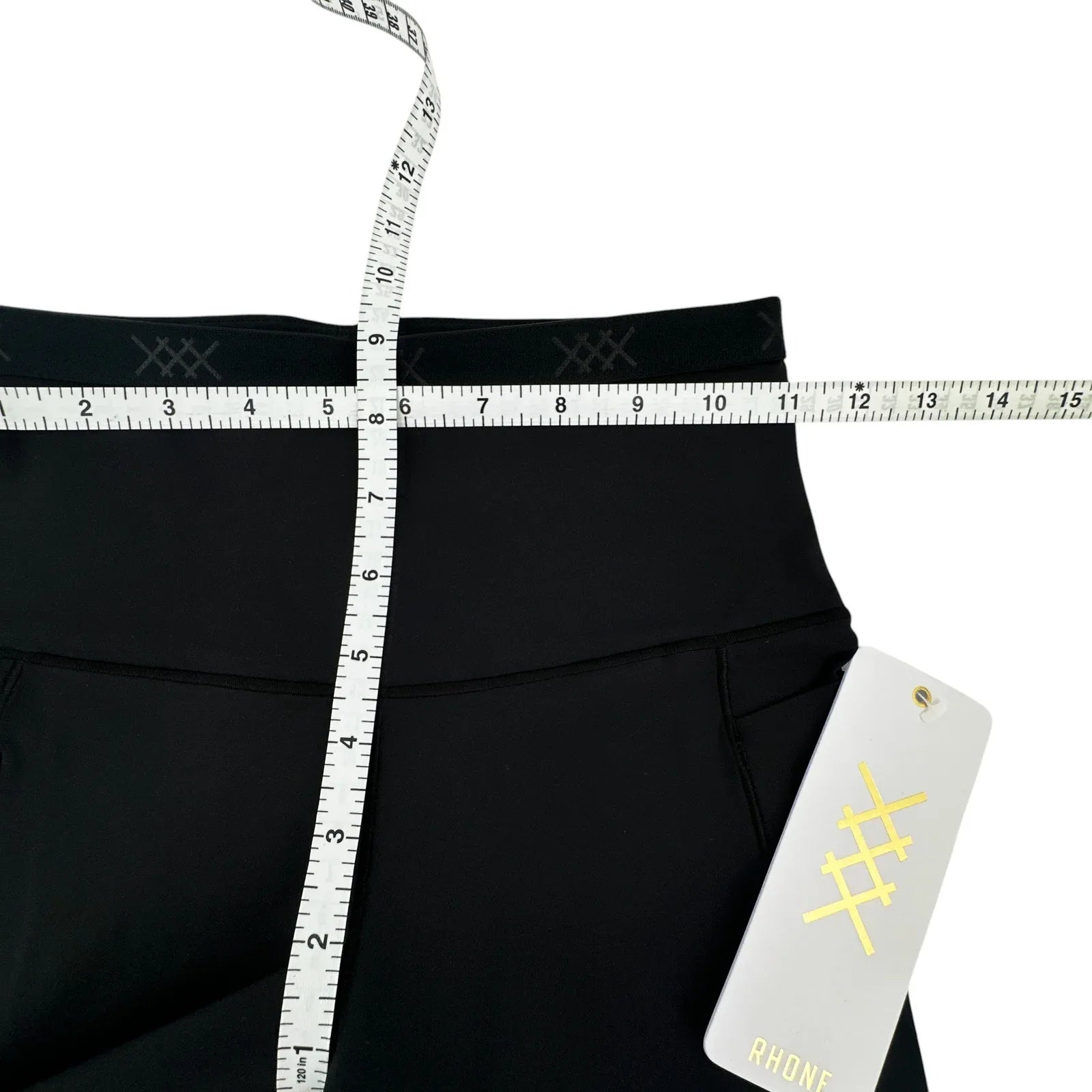 RHONE Banded Hi-Form 7/8 Pocket Legging in Black XS - flyKAMP