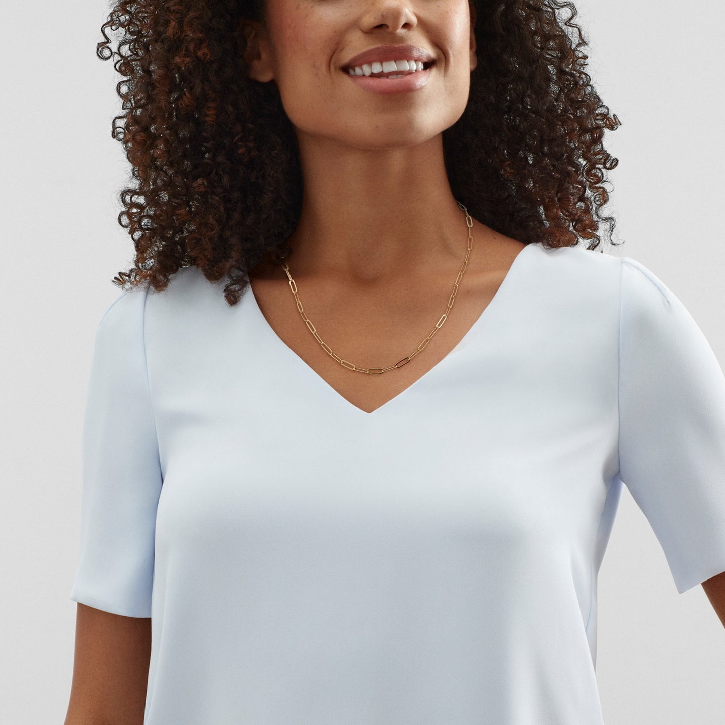 SILPADA Graffetta Matte Necklace in Gold-Plated Silver