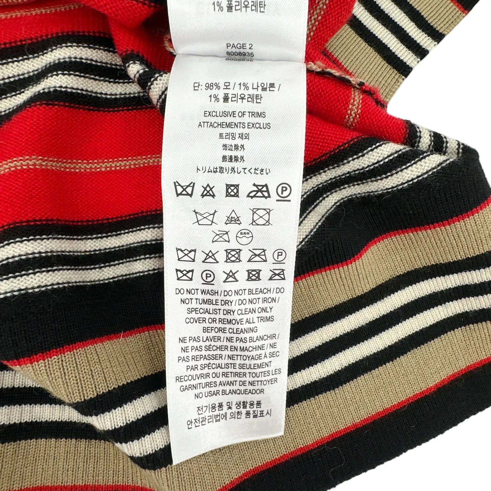 BURBERRY Beaford Merino Wool Polo S - flyKAMP