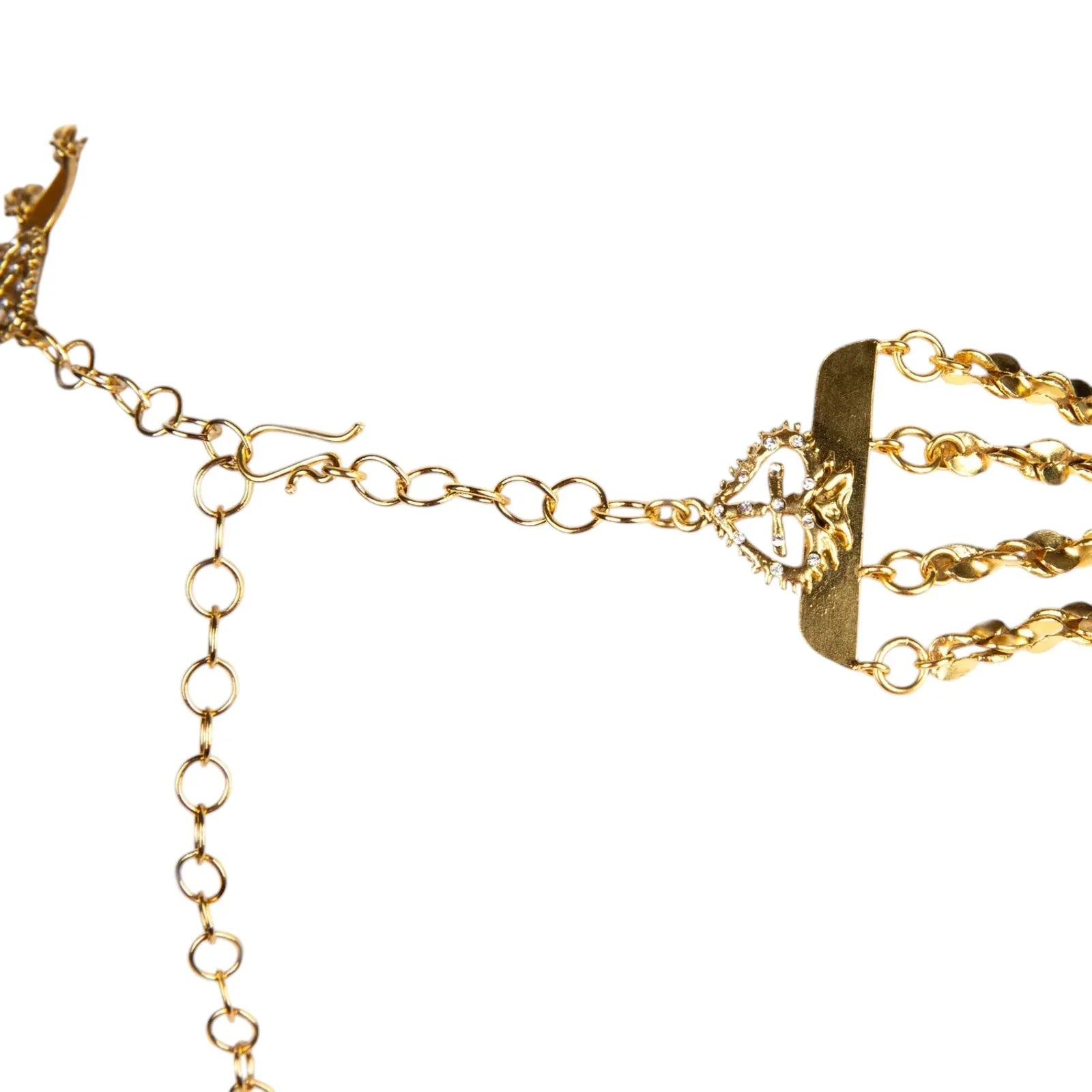 VIRGINS SAINTS & ANGELS VSA Love Chain Necklace in Gold - flyKAMP