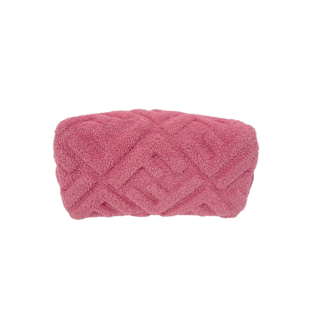 FENDI FF 1974 Cosmetic Pouch Zucca Embossed Terry Cloth - flyKAMP