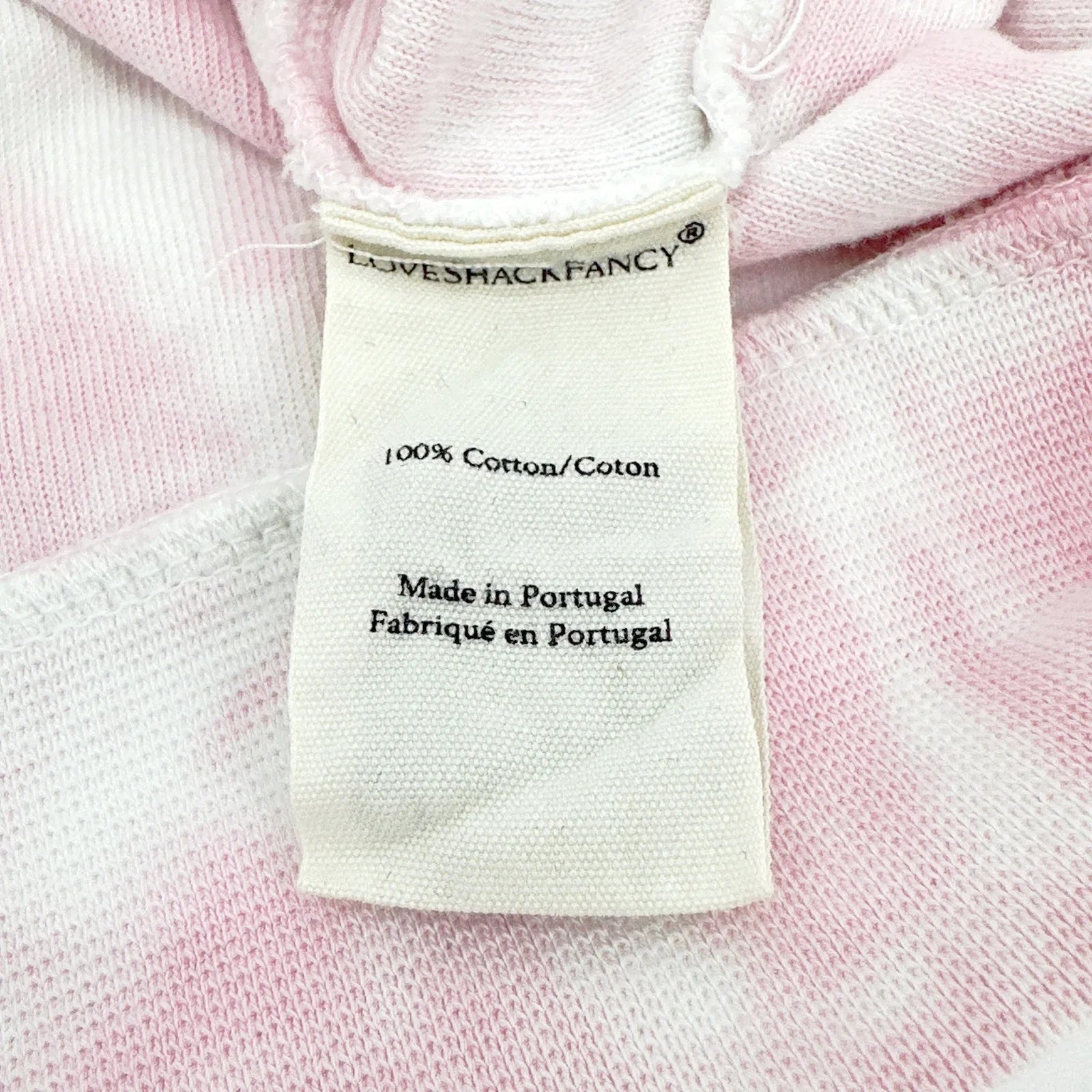 LOVESHACKFANCY Kirby Tie Dyed Terry Hoodie In Cherry Fizz S - flyKAMP