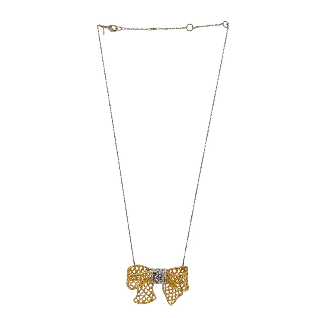 ALEXIS BITTAR Archive Elements Pavé Bow Necklace - flyKAMP