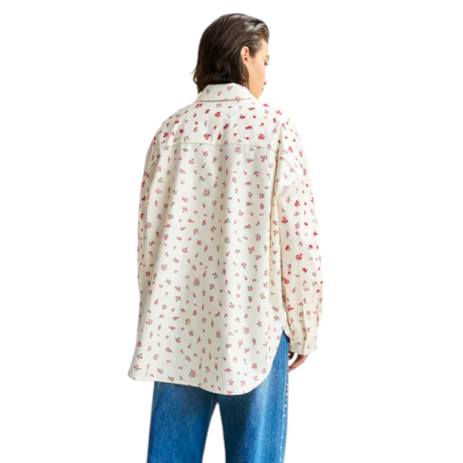 ESSENTIEL ANTWERP Ililly Floral Print Oversized Shirt XS Essentiel Antwerp