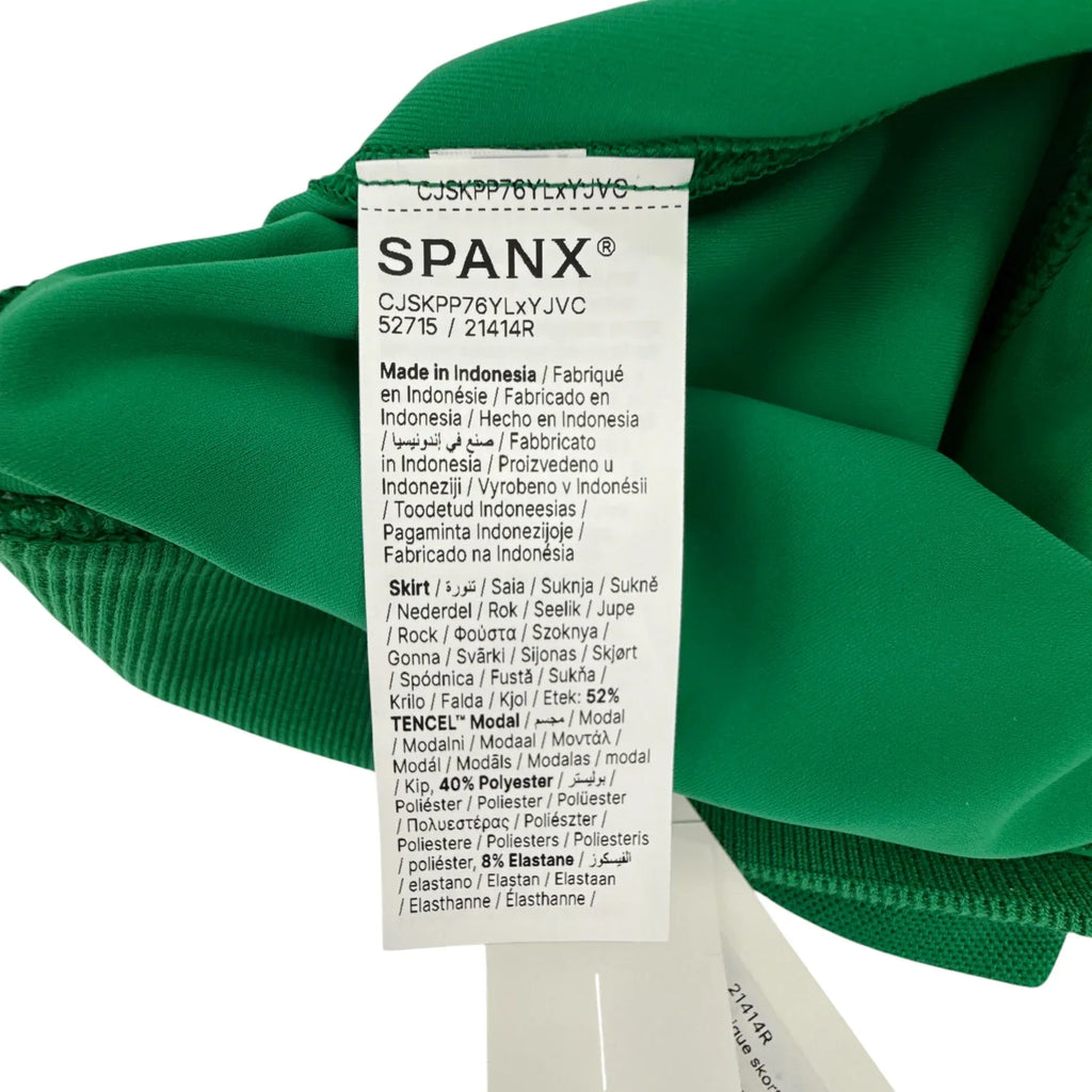 SPANX AirEssentials® Pique Skort in Field Green XS - flyKAMP
