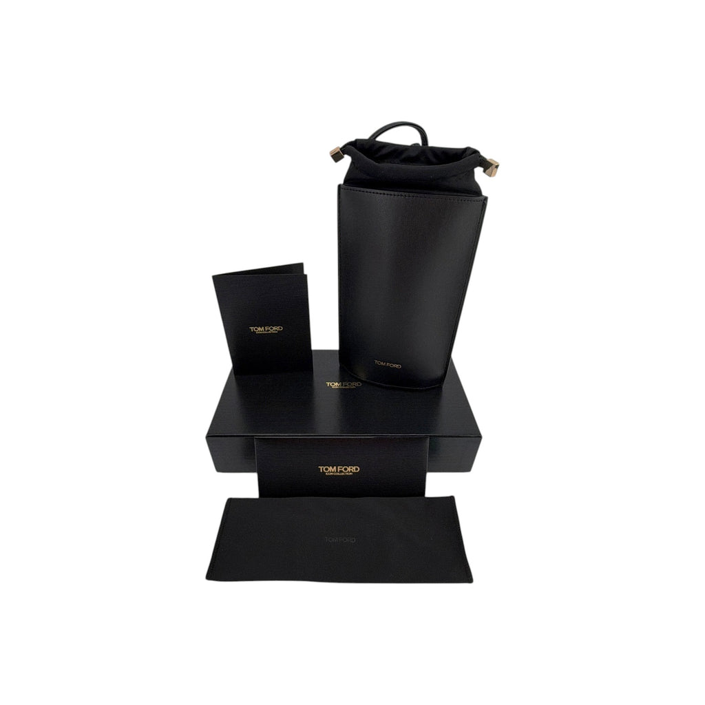 TOM FORD Leather Sunglass Pouch Case Tom Ford