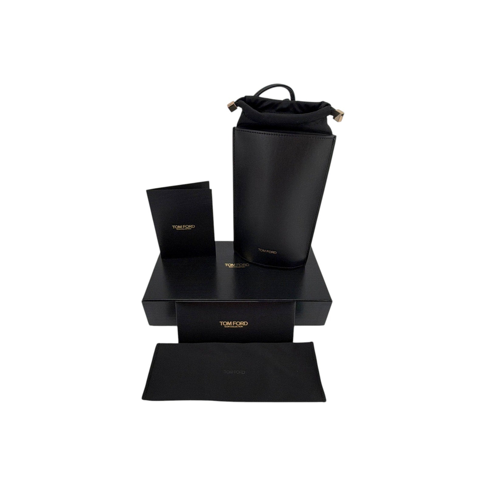 TOM FORD Leather Sunglass Pouch Case Tom Ford