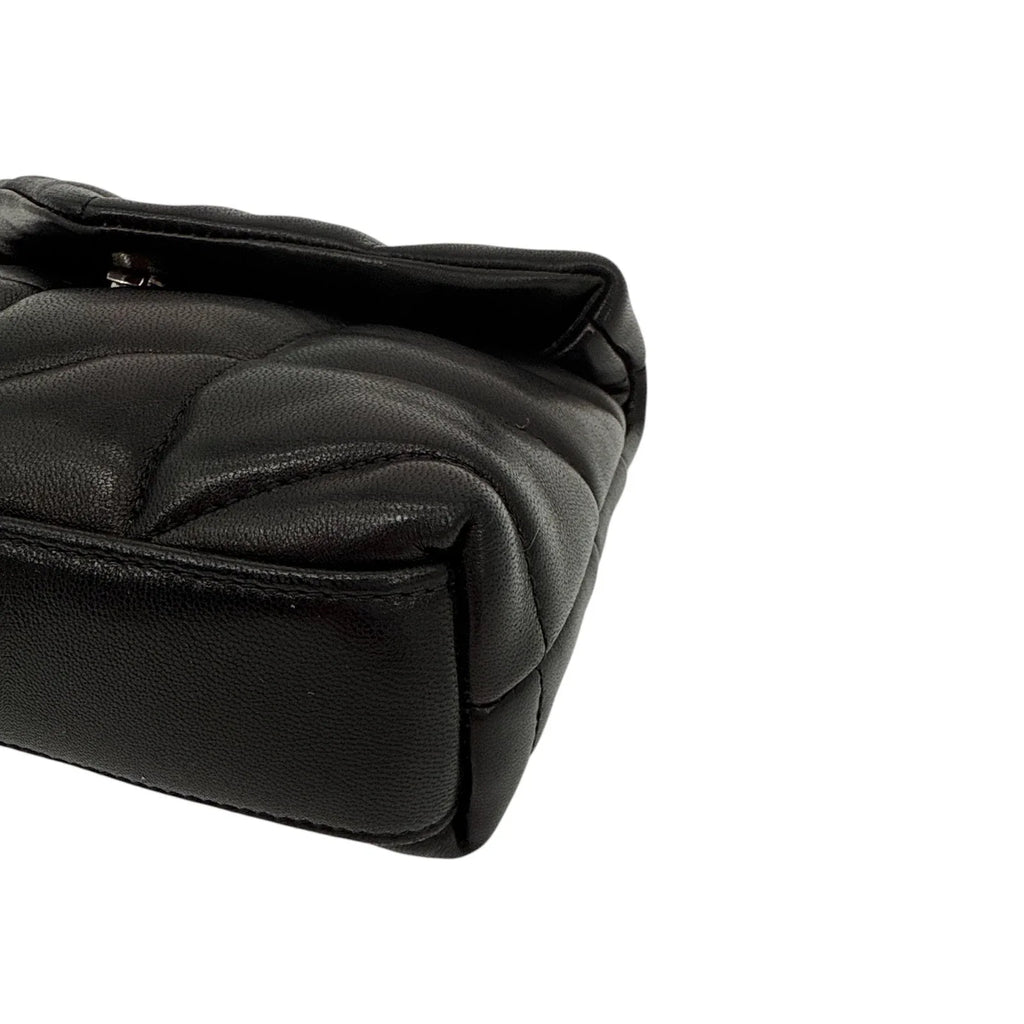 SAINT LAURENT Loulou Mini in Lambskin Puffer Pouch Clutch - flyKAMP