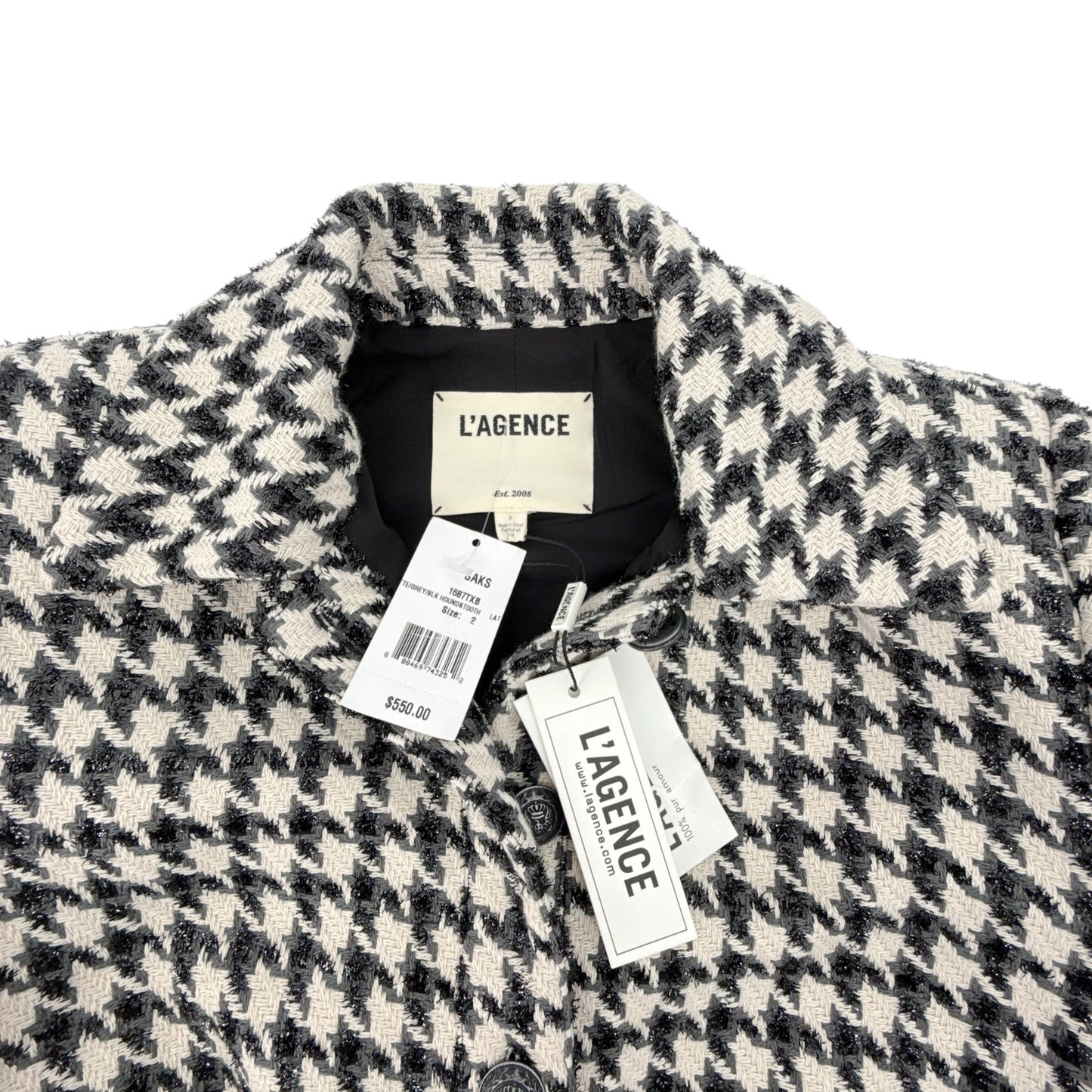 L'AGENCE Cove Crop Short Sleeve Jacket 2