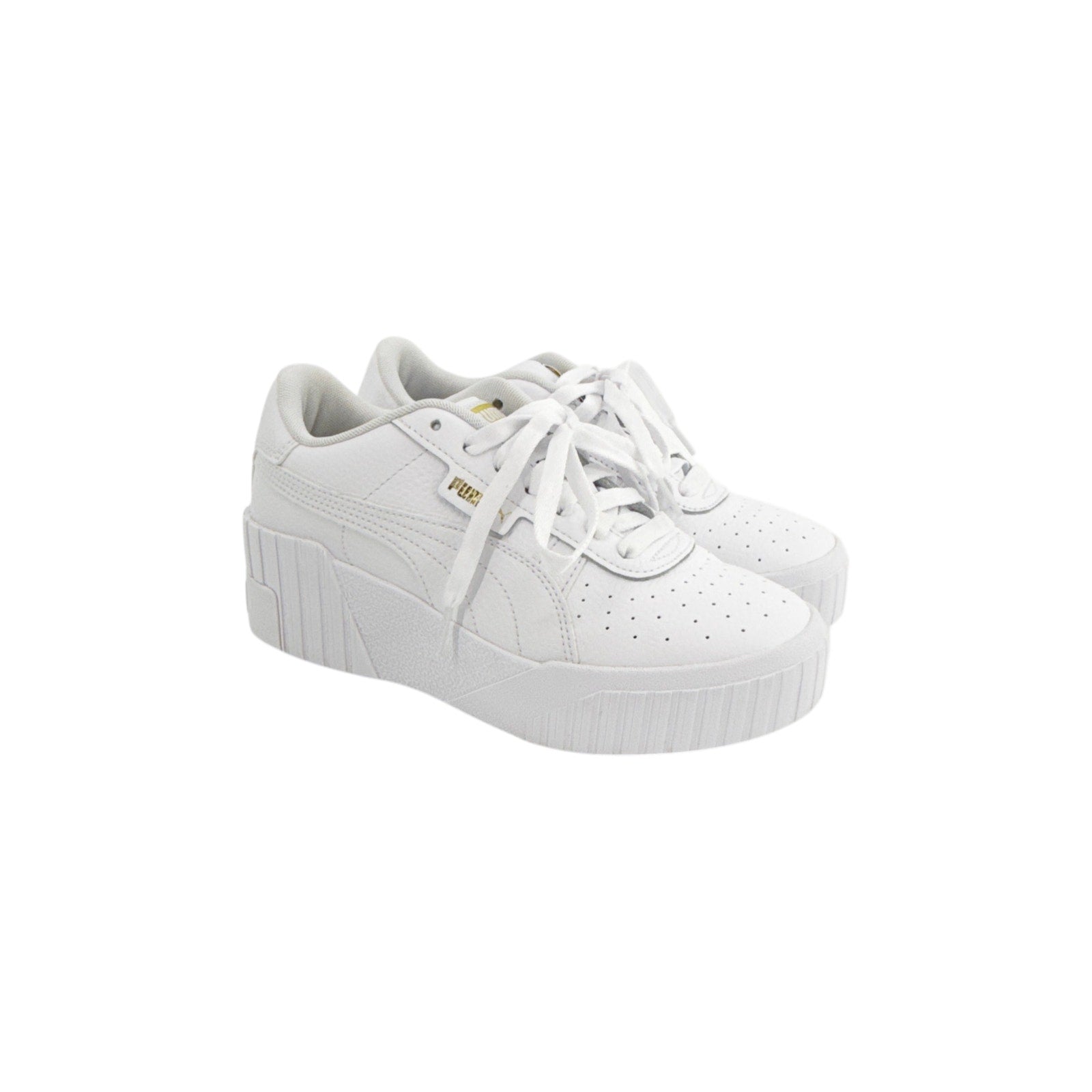PUMA Cali Wedge Sneakers in White 6.5 PUMA