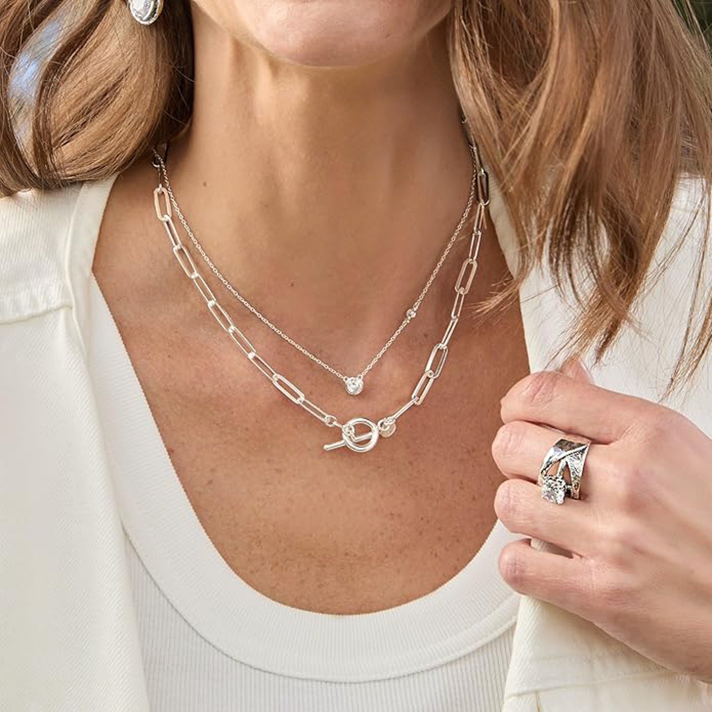 SILPADA Let’s Link Chain Necklace in Sterling Silver 17”