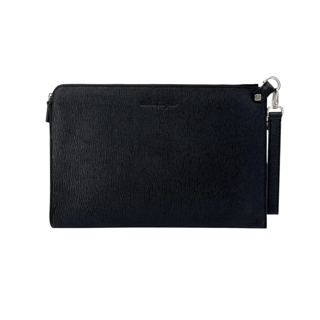 SALVATORE FERRAGAMO Revival Portfolio Clutch - flyKAMP
