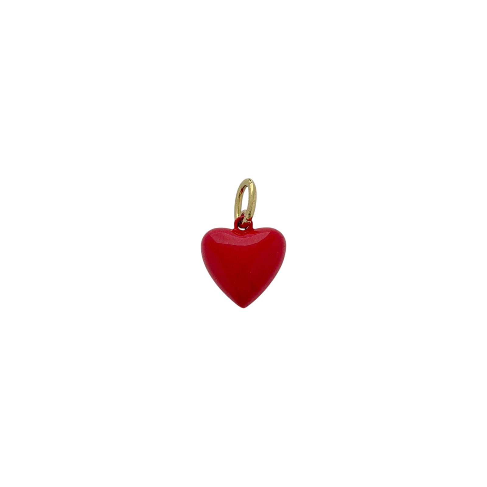 ROXANNE ASSOULIN The Mini Puffy Heart Charm in Red Roxanne Assoulin