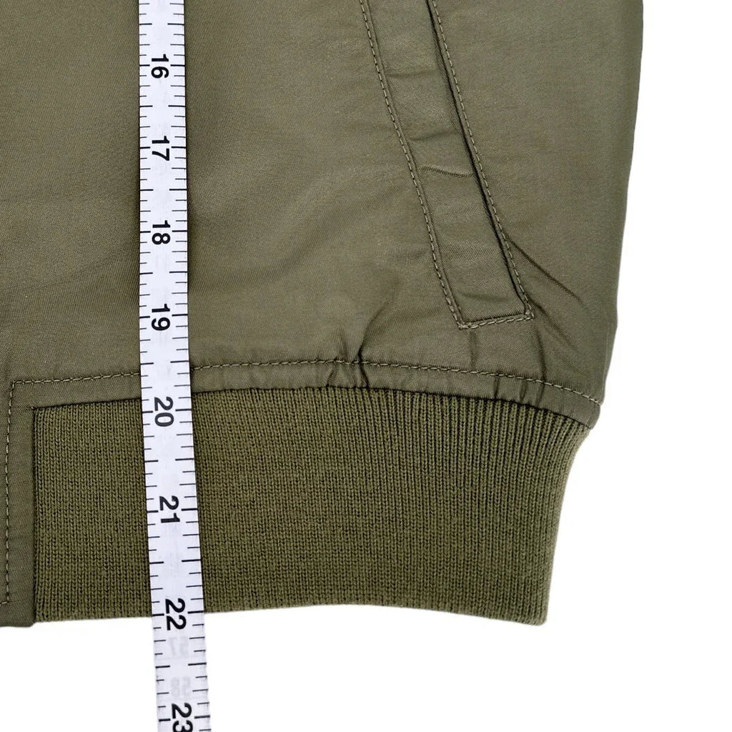 GOOD AMERICAN Bomber Jacket in Green Satin XS - flyKAMP