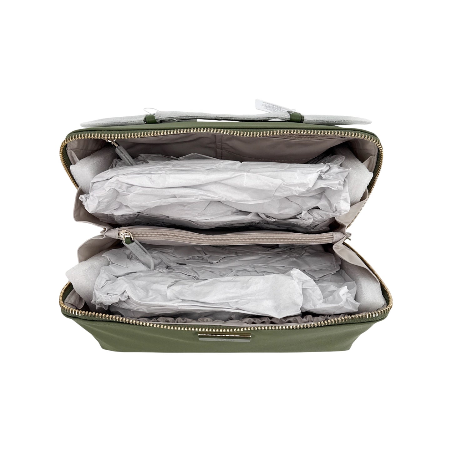 KATE SPADE New York Carter Nylon Travel Cosmetic Pouch in Cedar Stand