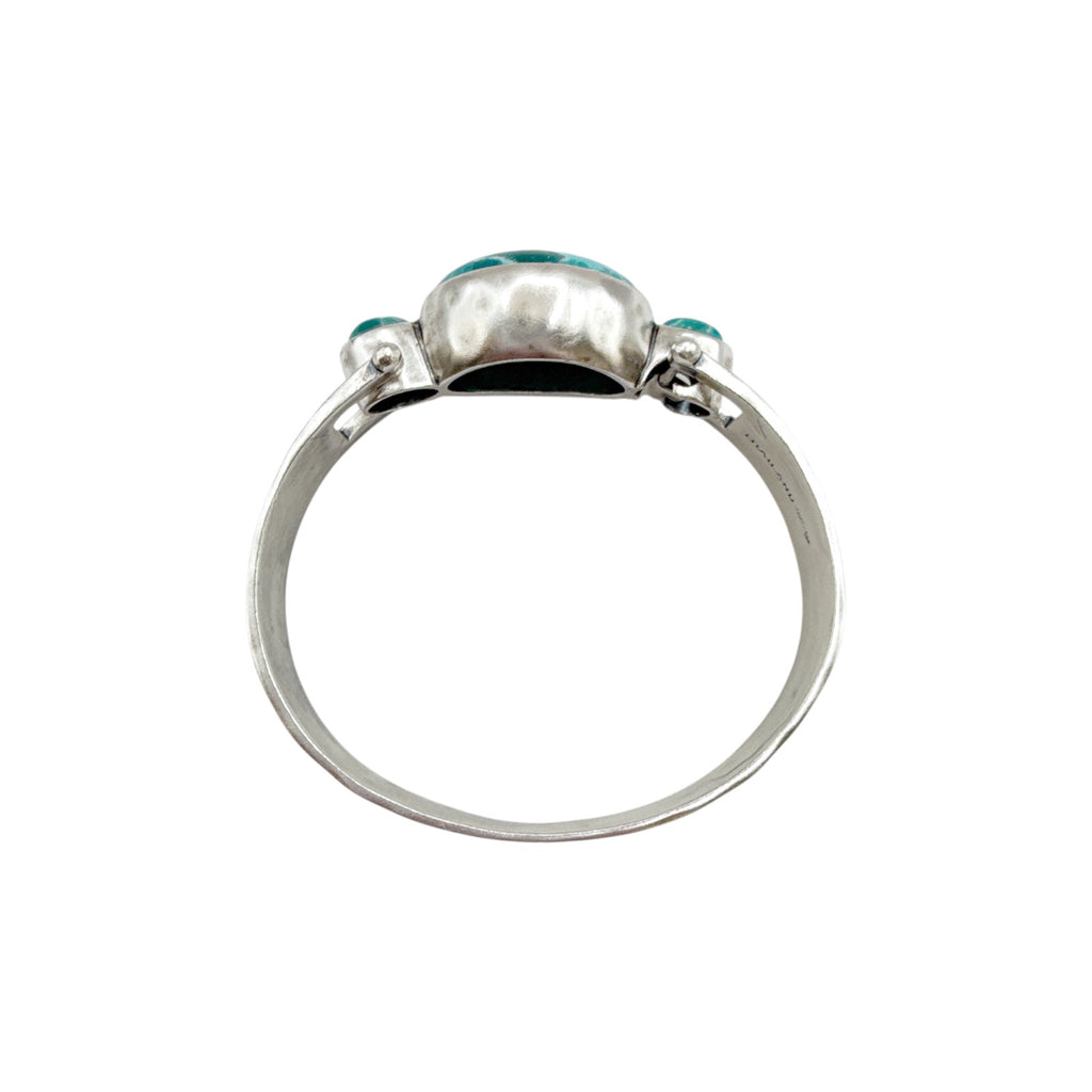 SILPADA El Rio Sterling Silver Turquoise Bangle Bracelet