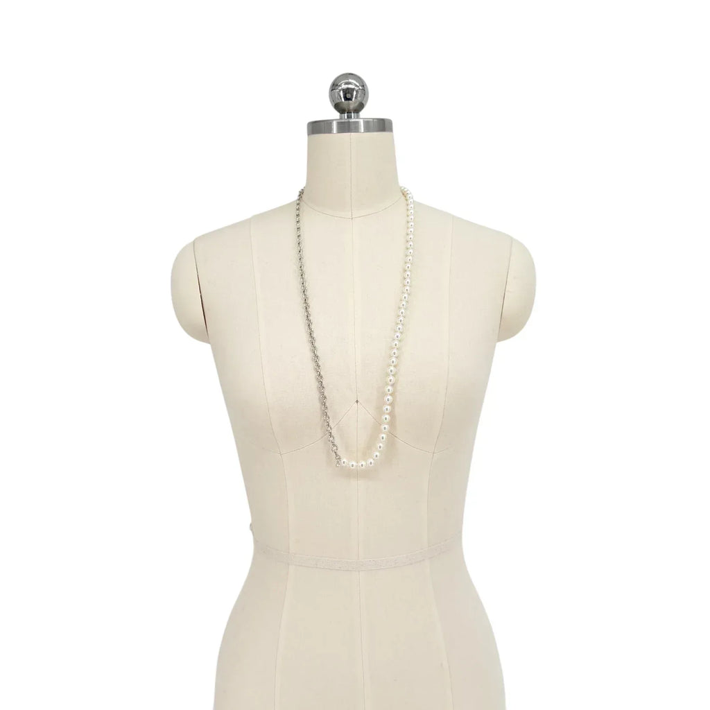 KATE SPADE New York Statement Spade Pearl Wrap Necklace - flyKAMP