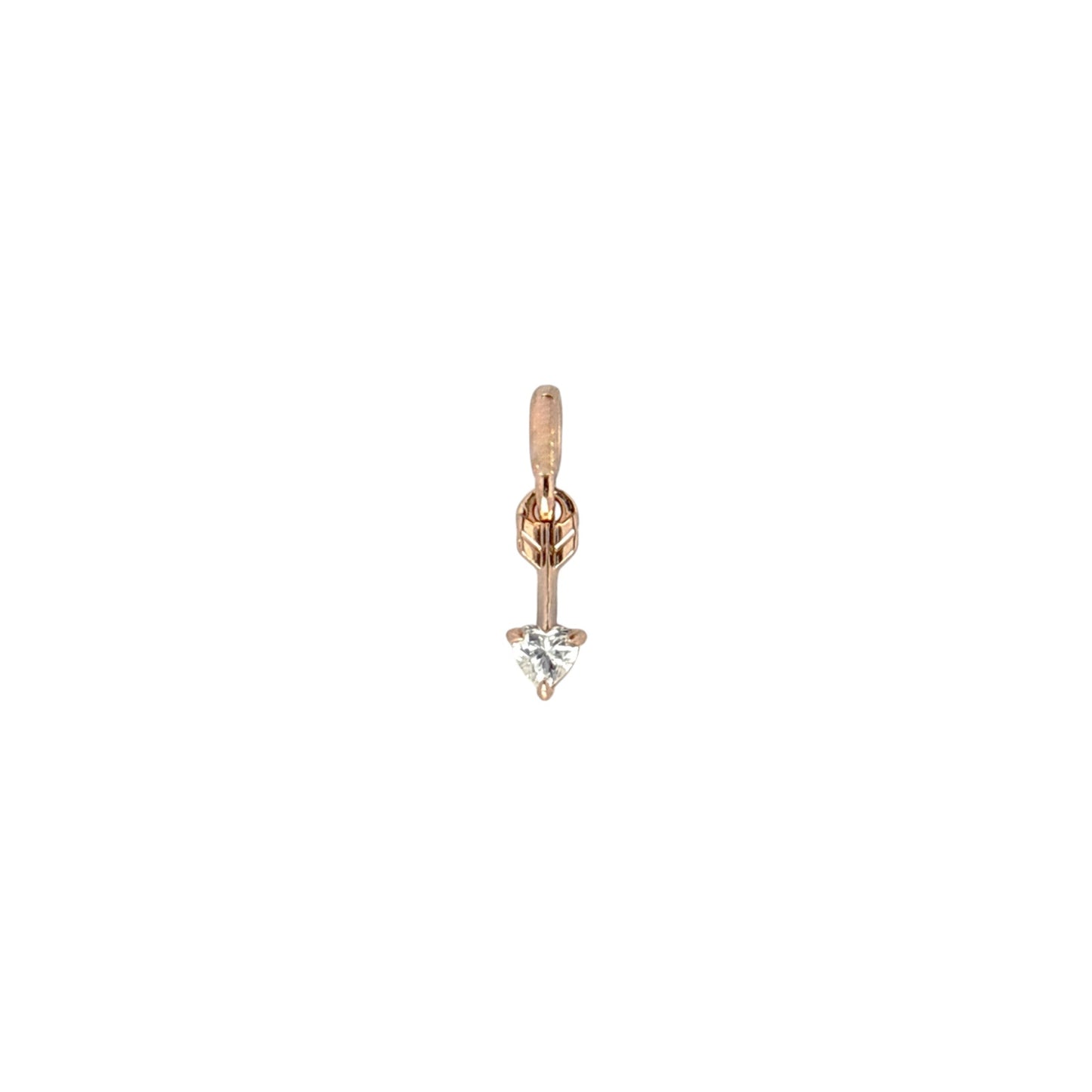 PANDORA ME Arrow of Love Mini Dangle Charm 14K Rose Gold Plating