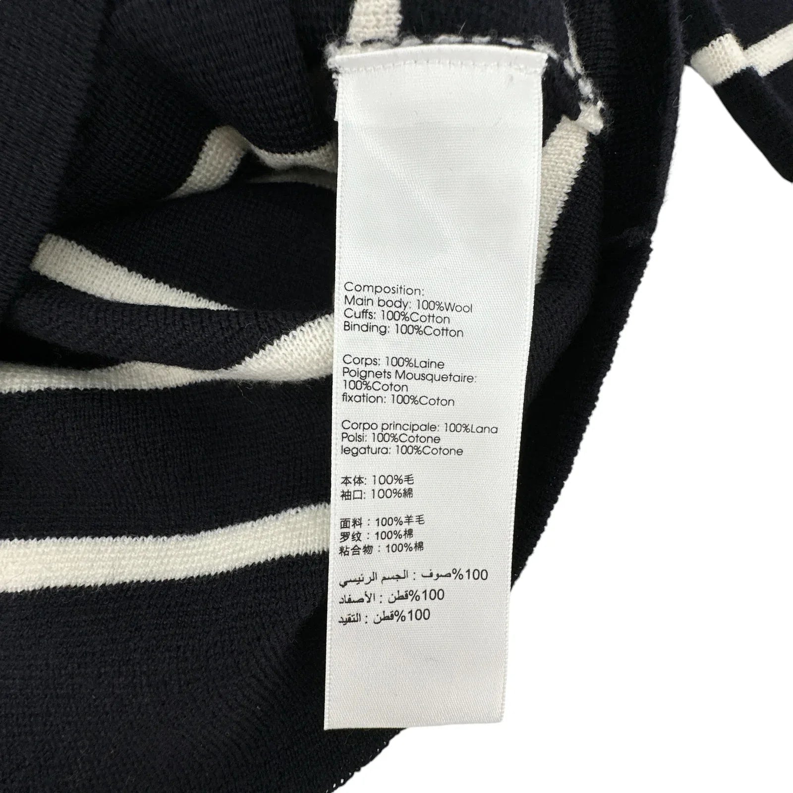 3.1 PHILLIP LIM Sailor Stripe Lace Cuff Sweater S - flyKAMP