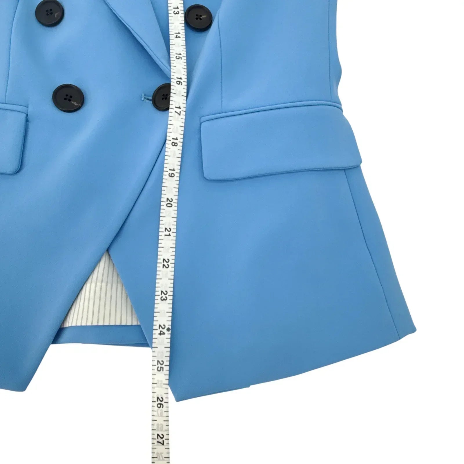 VERONICA BEARD Empire Dickey Jacket in Cornflower 2 - flyKAMP