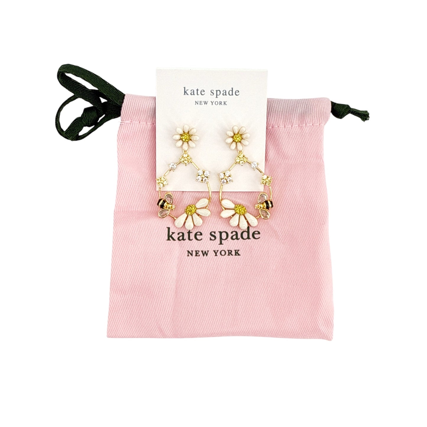 KATE SPADE New York Dazzling Daisies Statement Hoops